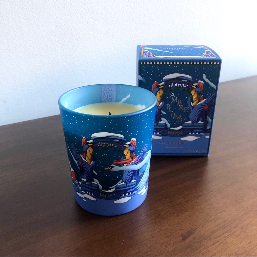 Dyptique Ambre Plume Candle